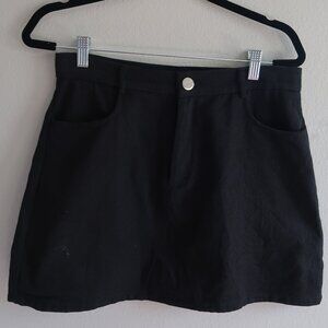 SHEIN Black Mini Skirt